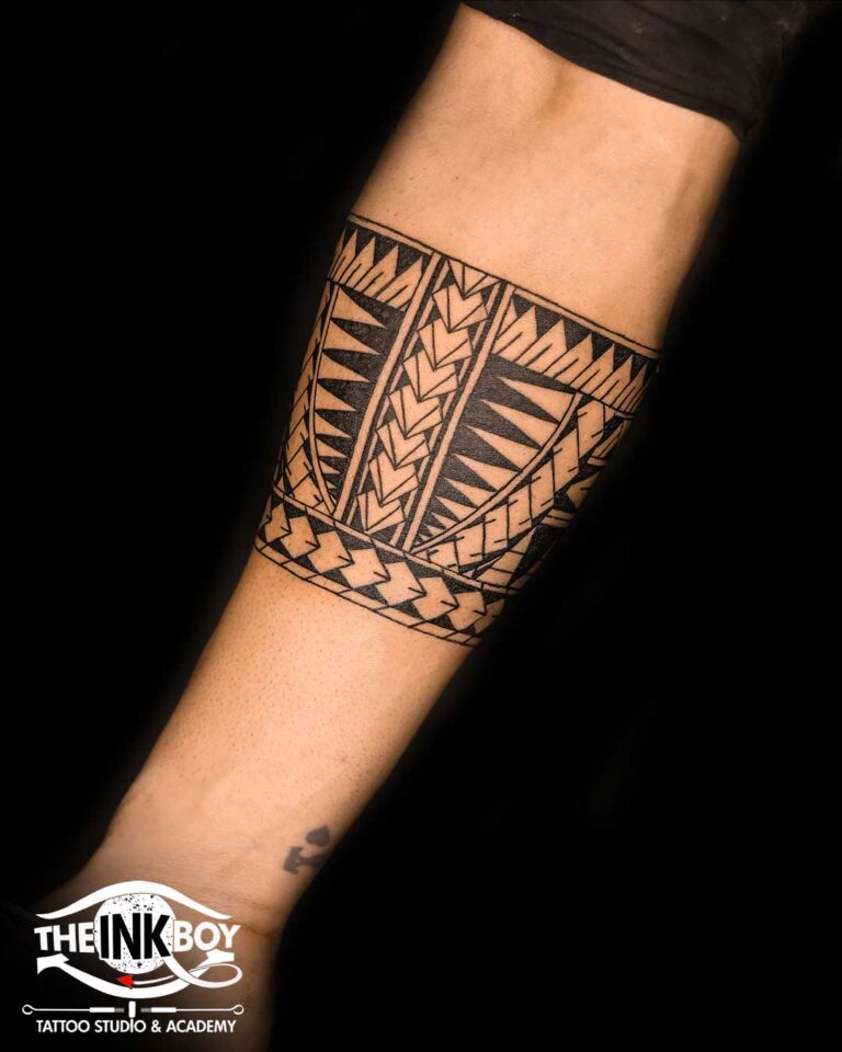 Large Polynesian Armband Temporary Tattoo – TattooIcon
