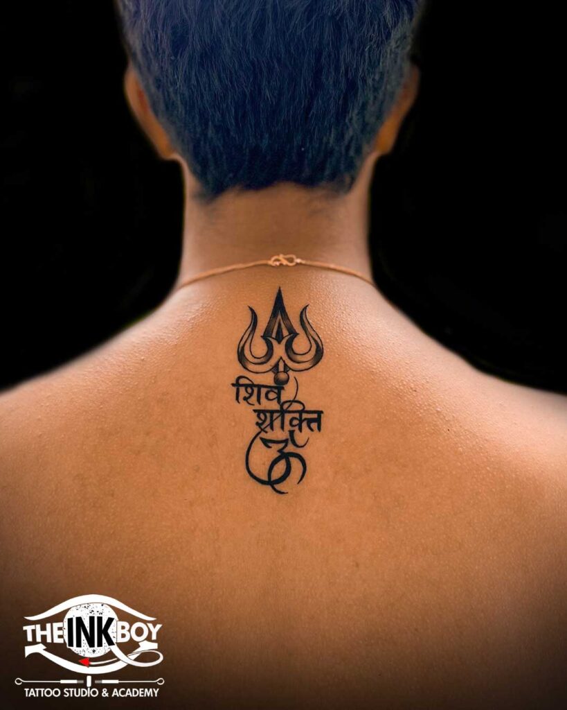 Om Shiva Tattoo Best Tattoo Artist in India Black Poison Tattoo Studio